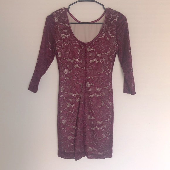 Maroon Dress - Picture 2 of 2